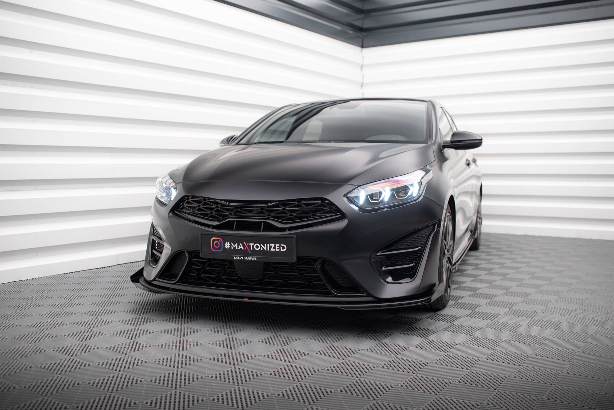 Maxton Design Front Flaps para Kia Proceed GT Mk3 Facelift / Ceed GT / GT - Line Mk1 Facelift - imagen 3