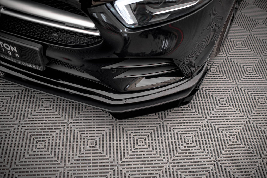 Maxton Design Front Flaps para Mercedes A35 AMG / AMG-Line Aero Pack W177 - imagen 1