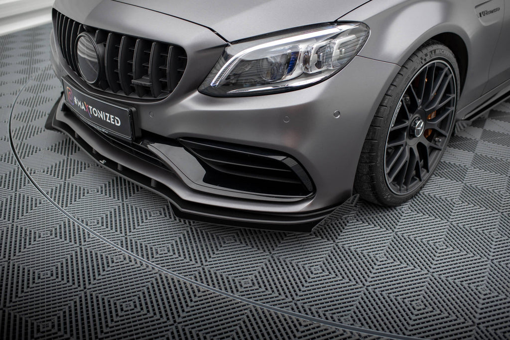 Maxton Design Front Flaps para Mercedes-AMG C63 Sedan / Estate W205 Facelift - imagen 1