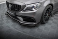 Maxton Design Front Flaps para Mercedes-AMG C63 Sedan / Estate W205 Facelift - imagen 1