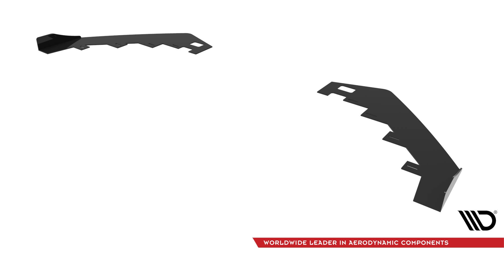Maxton Design Front Flaps para Mercedes-AMG CLA 45 Aero C117 Facelift - imagen 4