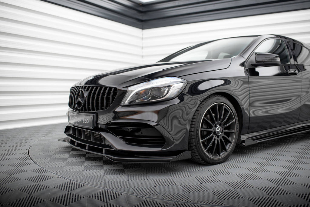 Maxton Design Front Flaps para Mercedes-Benz A AMG-Line W176 Facelift - imagen 3