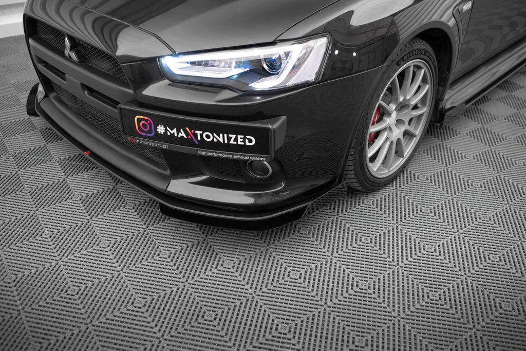 Maxton Design Front Flaps para Mitsubishi Lancer EVO X - imagen 1
