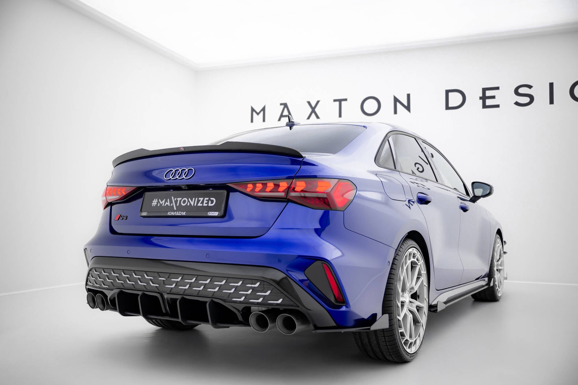 Maxton Design Rear Side Flaps para Audi S3 Sedan 8Y Facelift - imagen 3