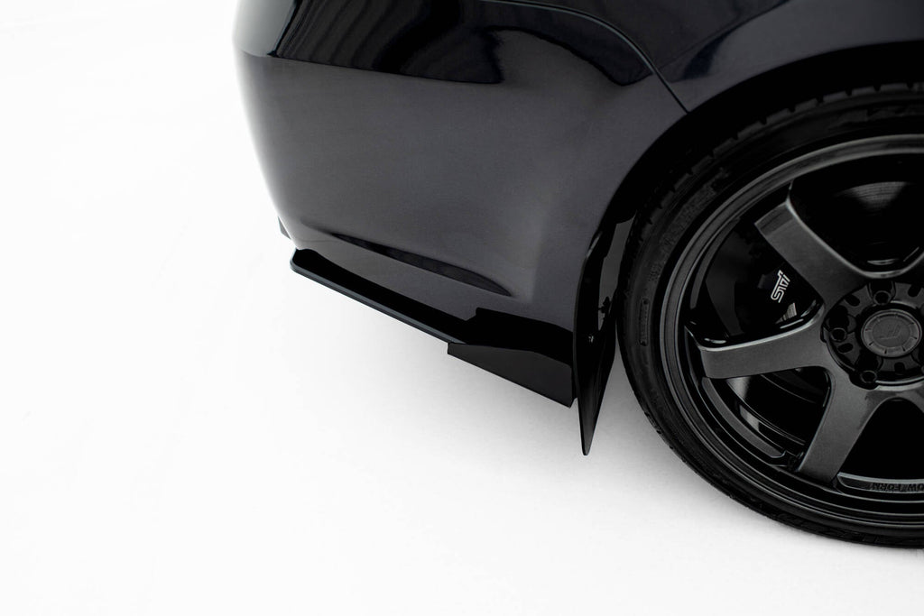 Maxton Design Rear Side Flaps para Subaru Impreza WRX STI Mk3 Facelift - imagen 1