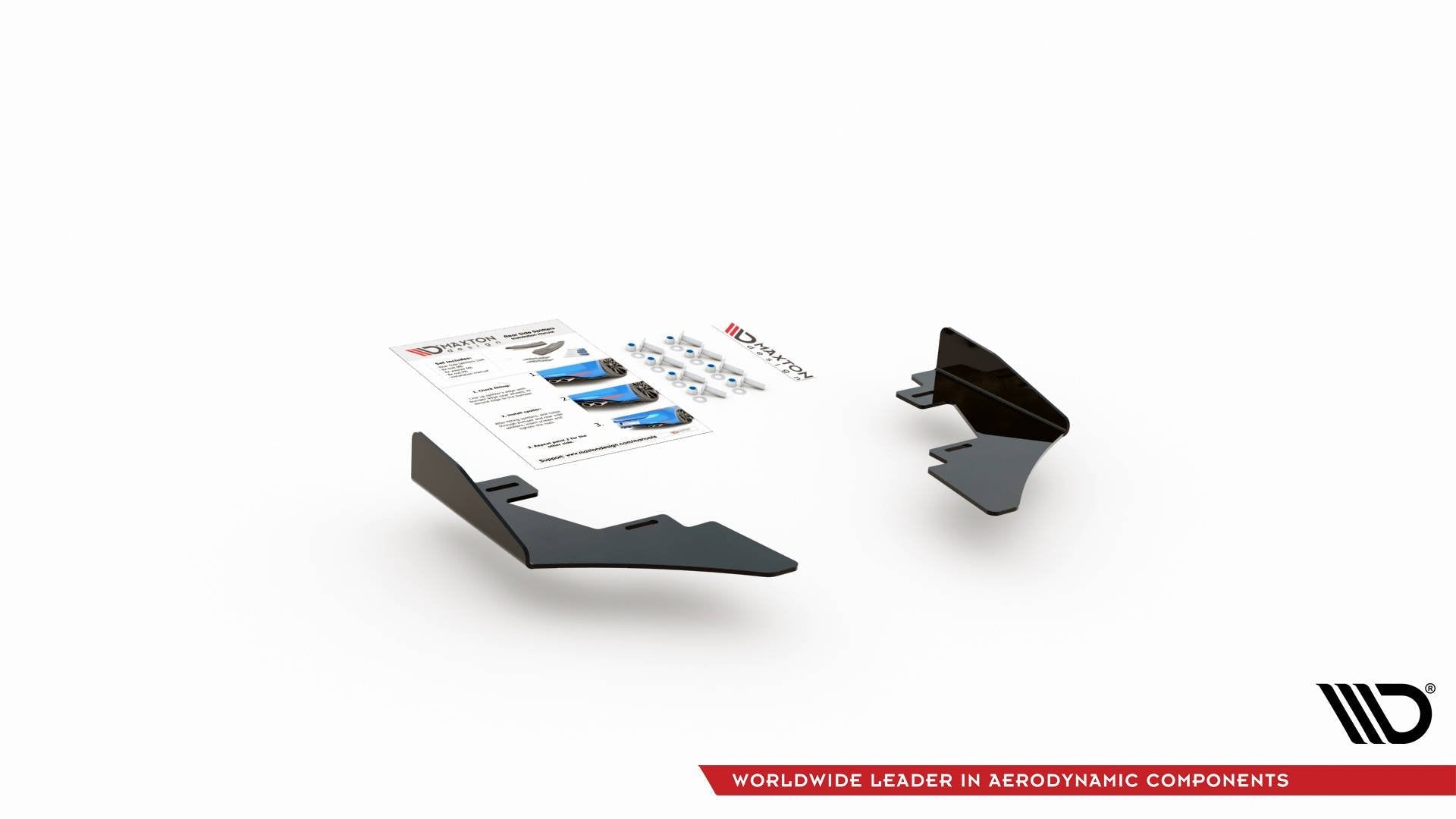 Maxton Design Rear Side Flaps para Volkswagen Golf GTI Clubsport Mk8 - imagen 4