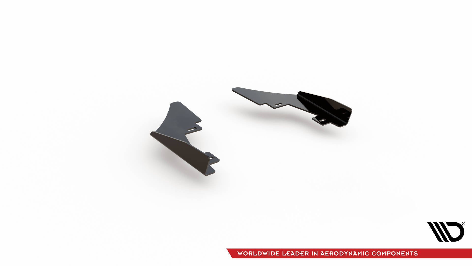 Maxton Design Rear Side Flaps para Volkswagen Golf GTI Clubsport Mk8 Facelift - imagen 6