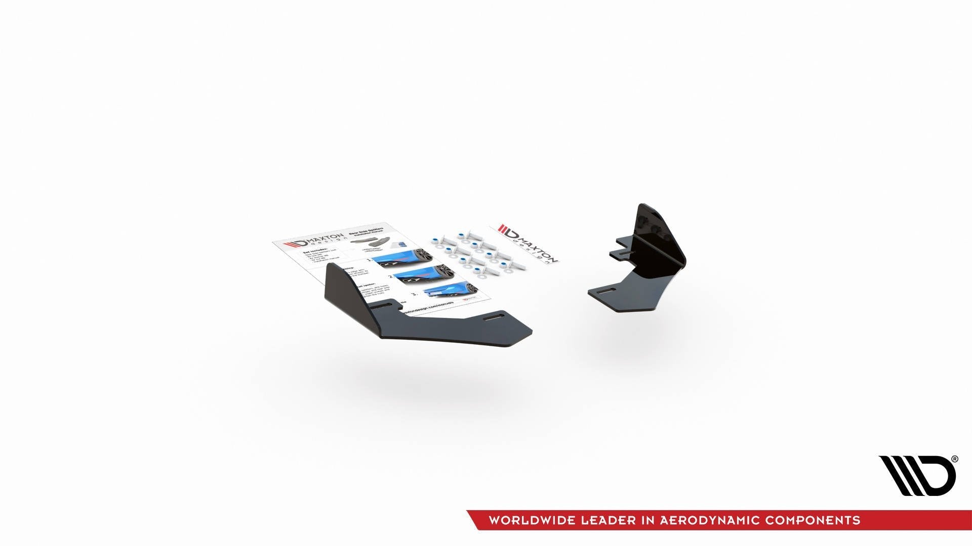 Maxton Design Rear Side Flaps para Volkswagen Polo GTI Mk6 - imagen 5