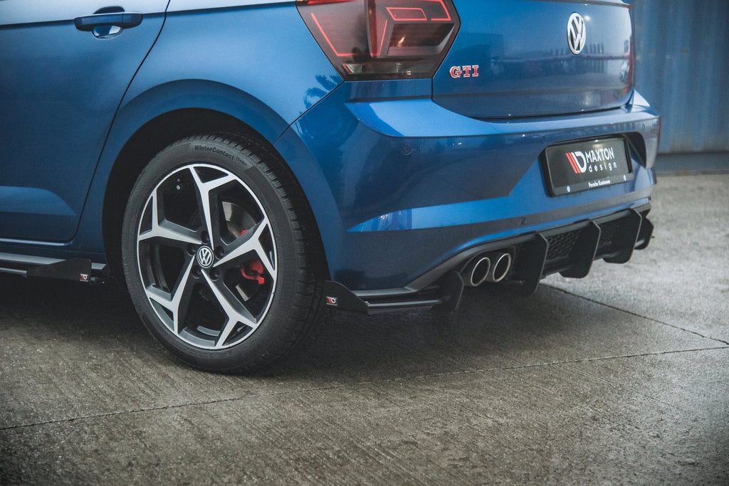 Maxton Design Rear Side Flaps para Volkswagen Polo GTI Mk6 - imagen 3