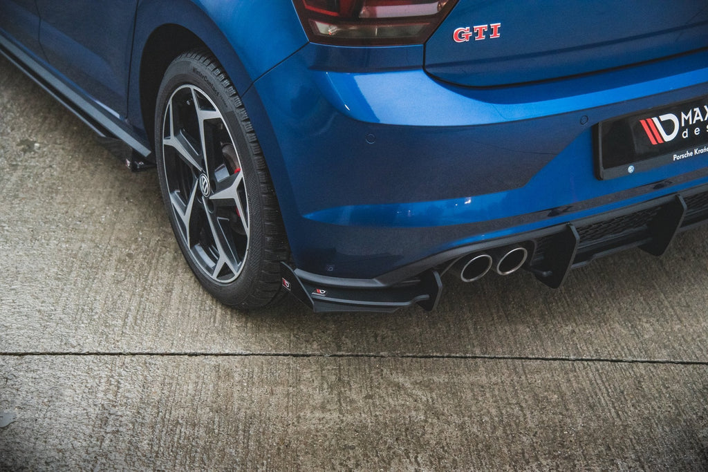 Maxton Design Rear Side Flaps para Volkswagen Polo GTI Mk6 - imagen 4
