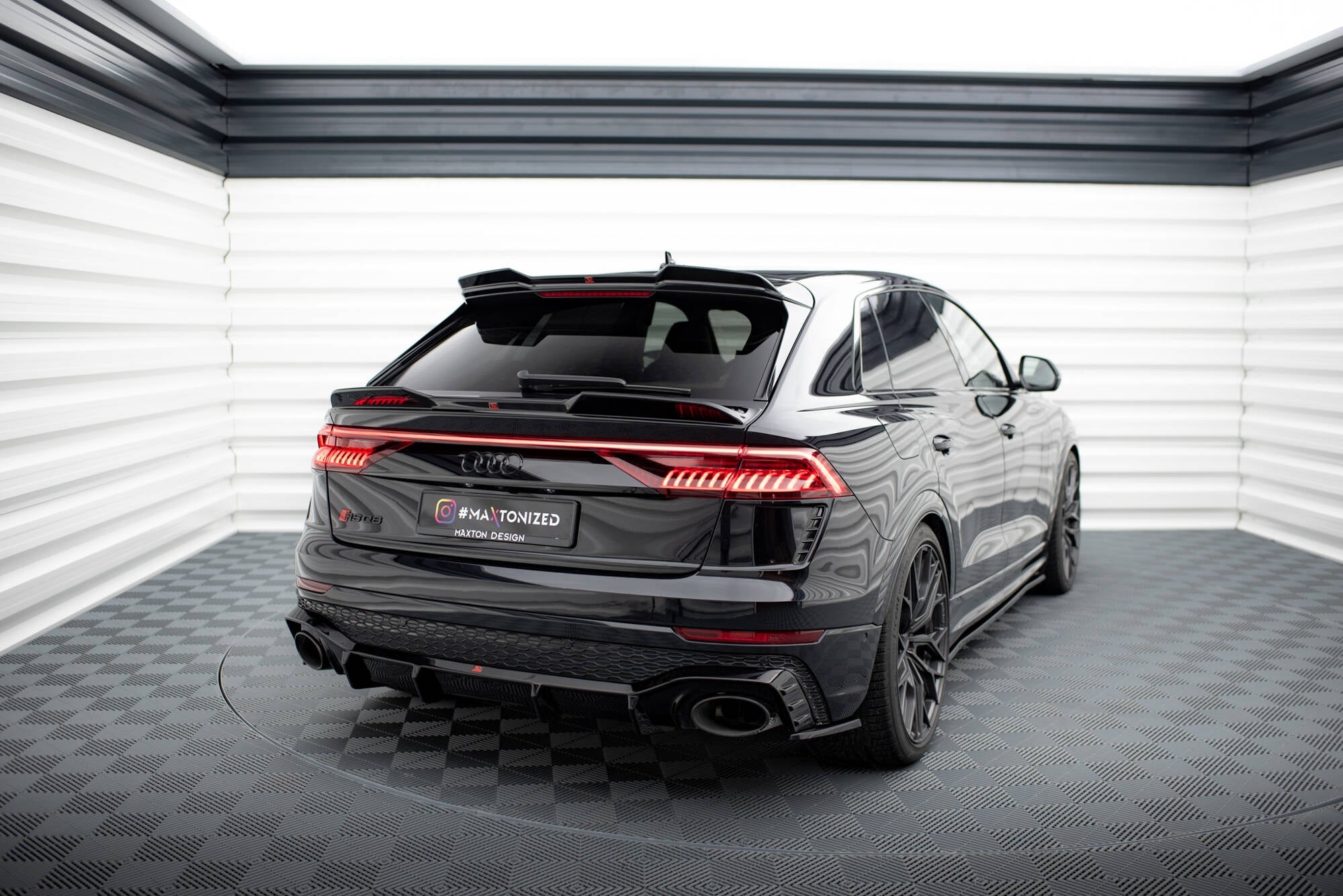 Maxton Design Upper Spoiler Cap 3D para Audi RSQ8 Mk1 - imagen 2