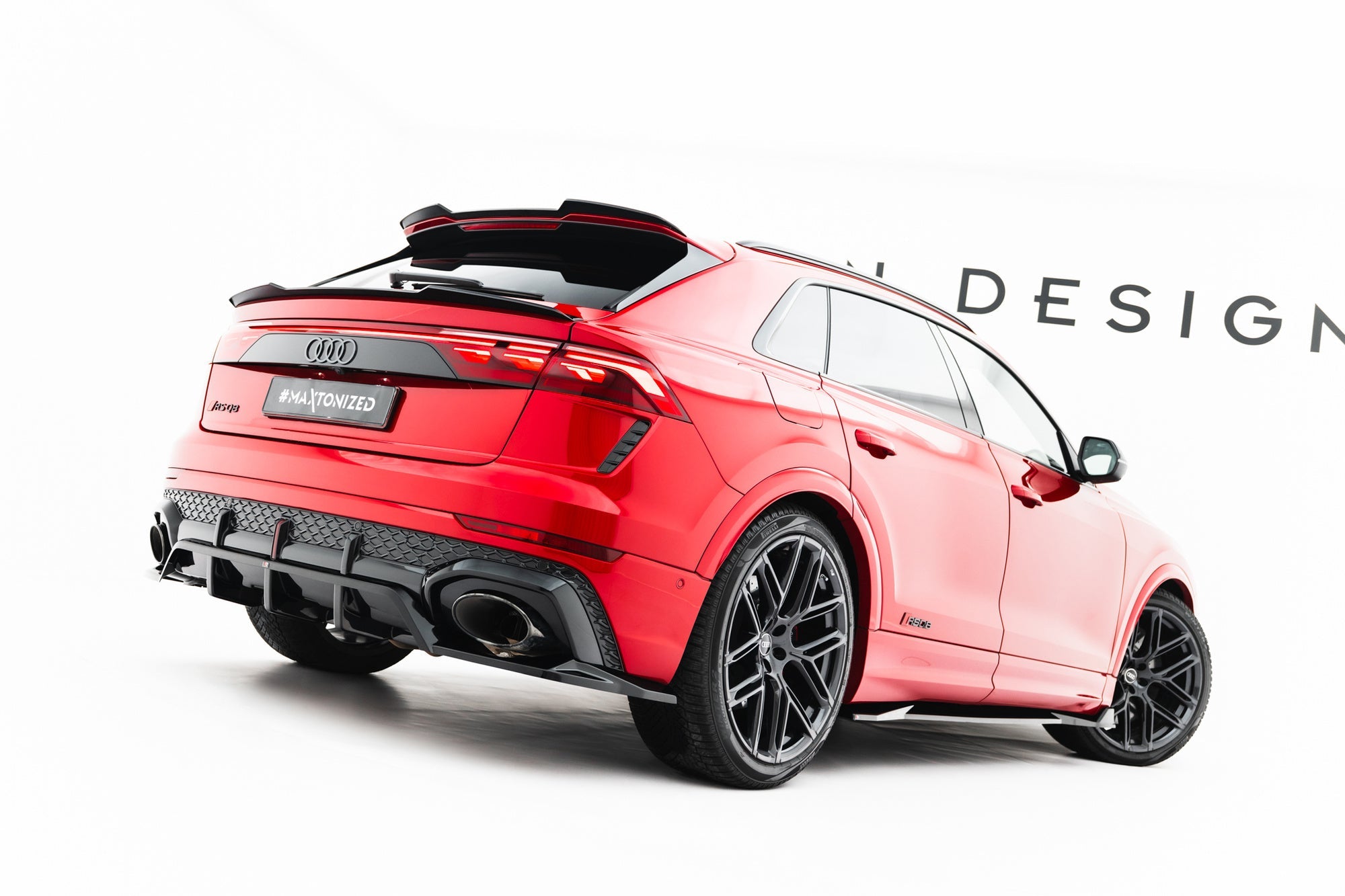 Maxton Design Upper Spoiler Cap para Audi RSQ8 Mk1 Facelift - imagen 4