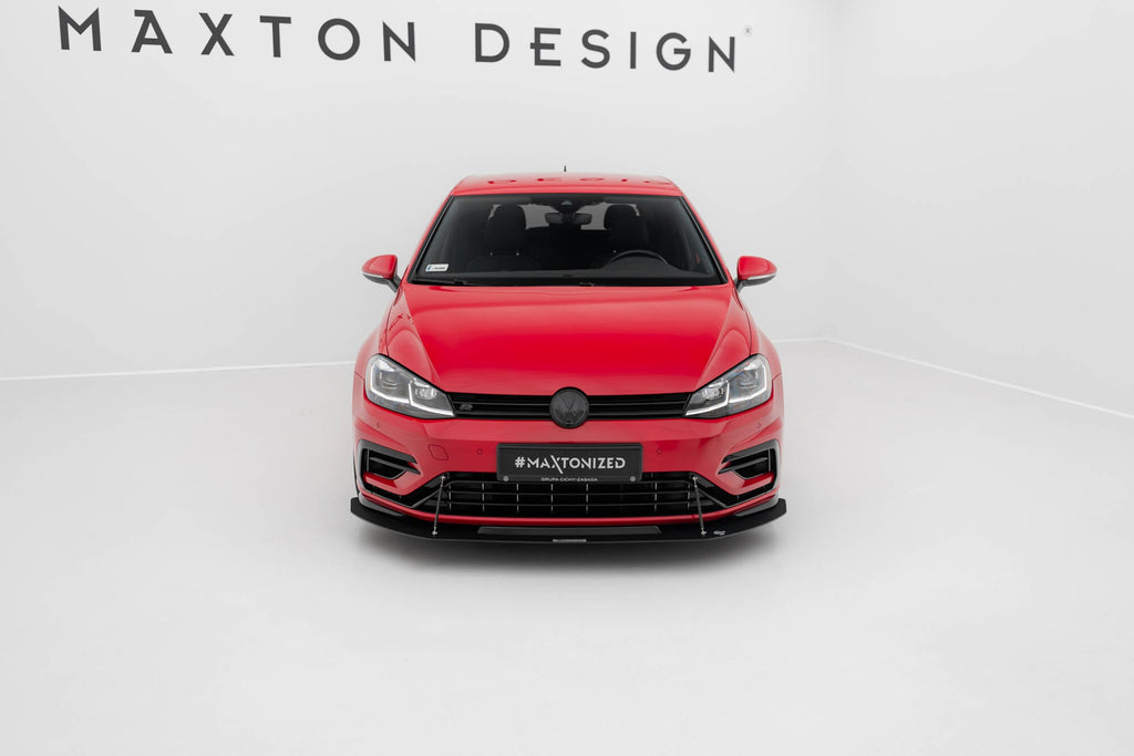 Maxton Design Hybrid Front Racing Splitter para Volkswagen Golf Mk7 R / R-Line Facelift - imagen 3