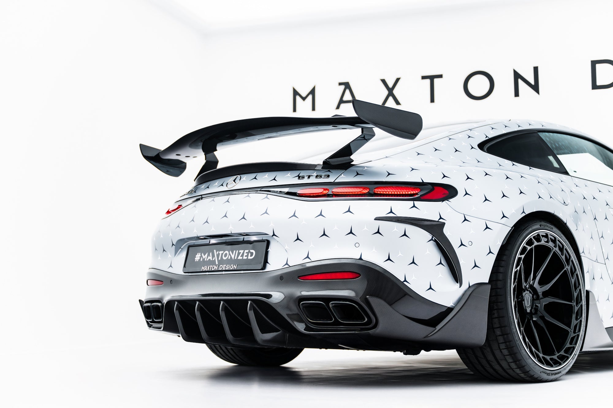 Maxton Design Prepreg Rear Bumper Carbon Canards para Mercedes-AMG GT 63 / 55 / 63 S E Performance C192 - imagen 2