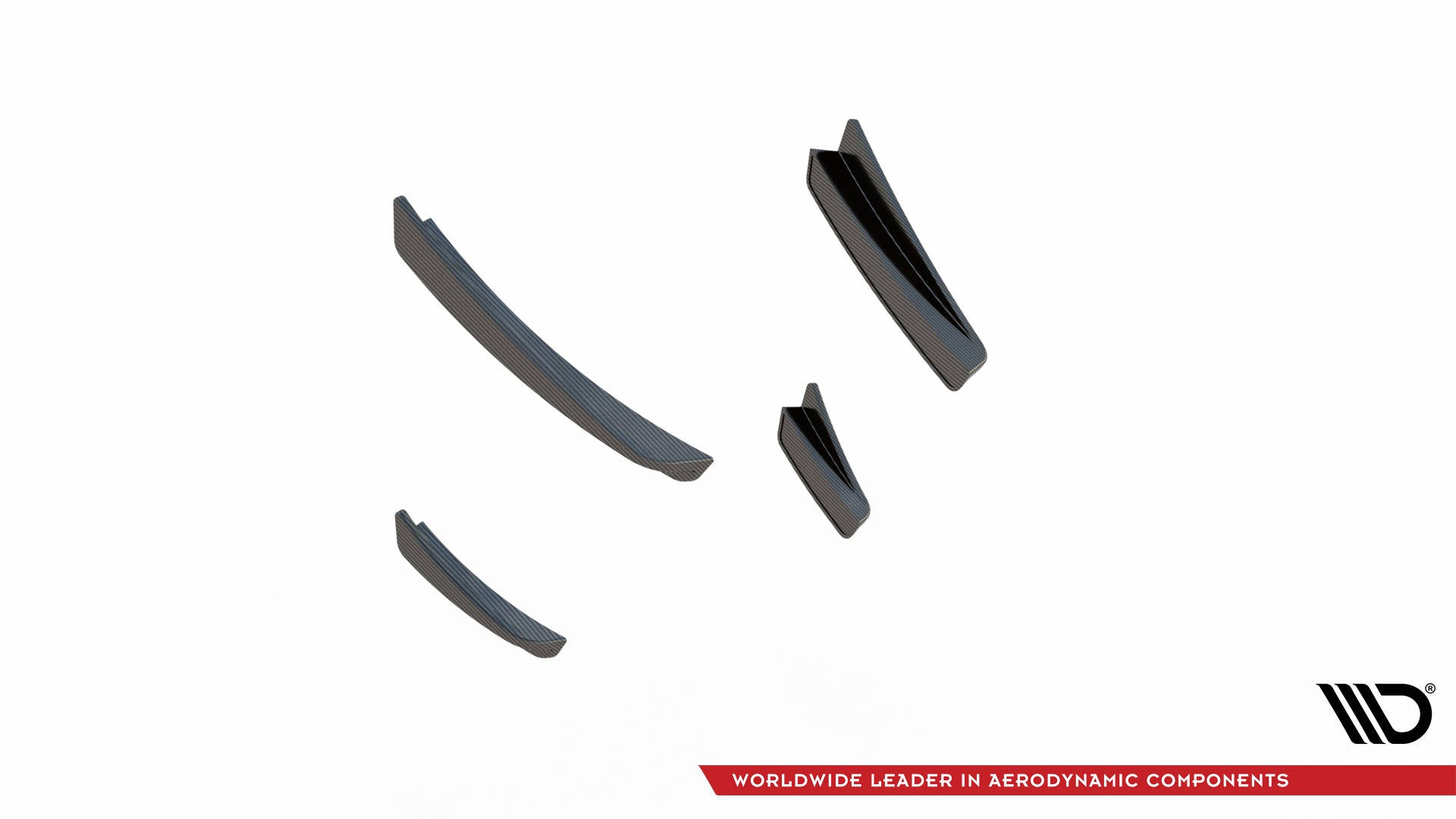 Maxton Design Carbon Fiber Front Bumper Wings (Canards) Prepreg para BMW 1 M-Pack / M135i / 128ti F40 - imagen 5