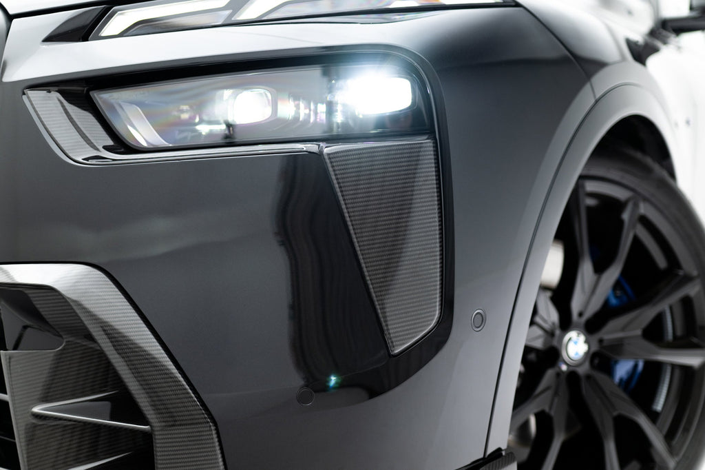 Maxton Design Prepreg Carbon Front Bumper Air Intakes para BMW X7 M-Pack G07 Facelift - imagen 1