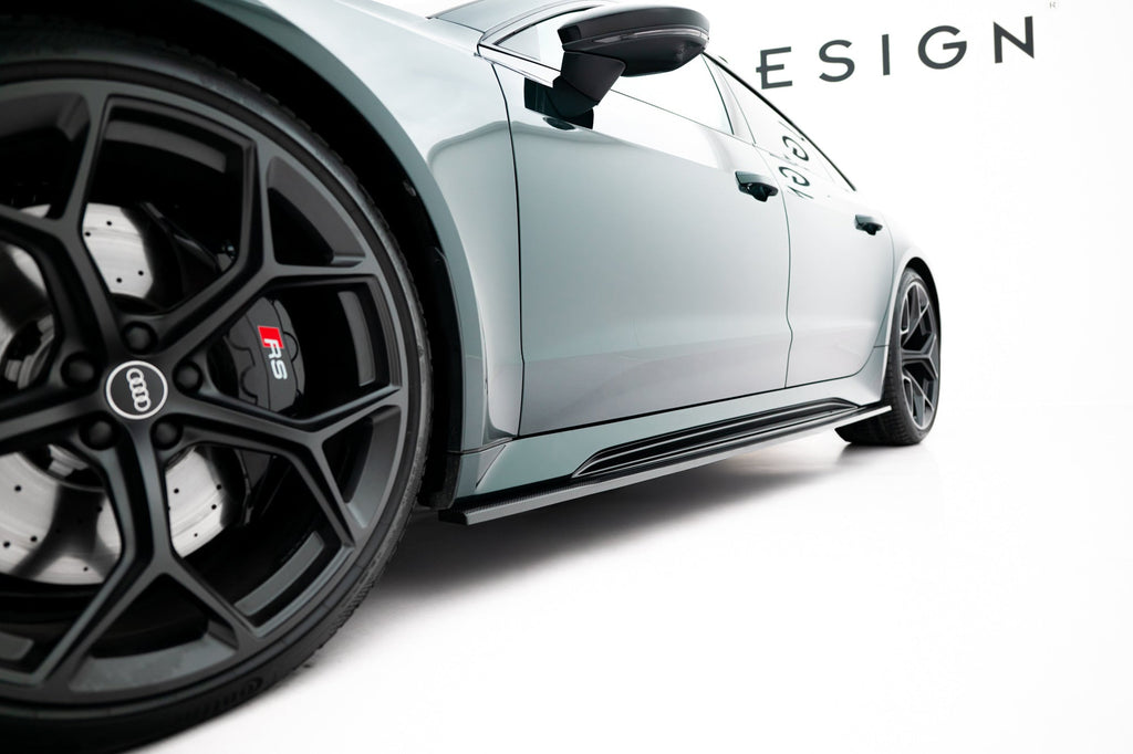 Maxton Design Prepreg Carbon Fiber Side Skirts para Audi RS7 C8 - imagen 5