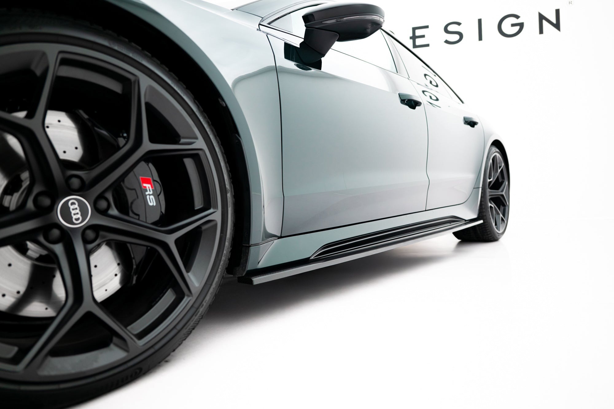 Maxton Design Prepreg Carbon Fiber Side Skirts para Audi RS7 C8 - imagen 5