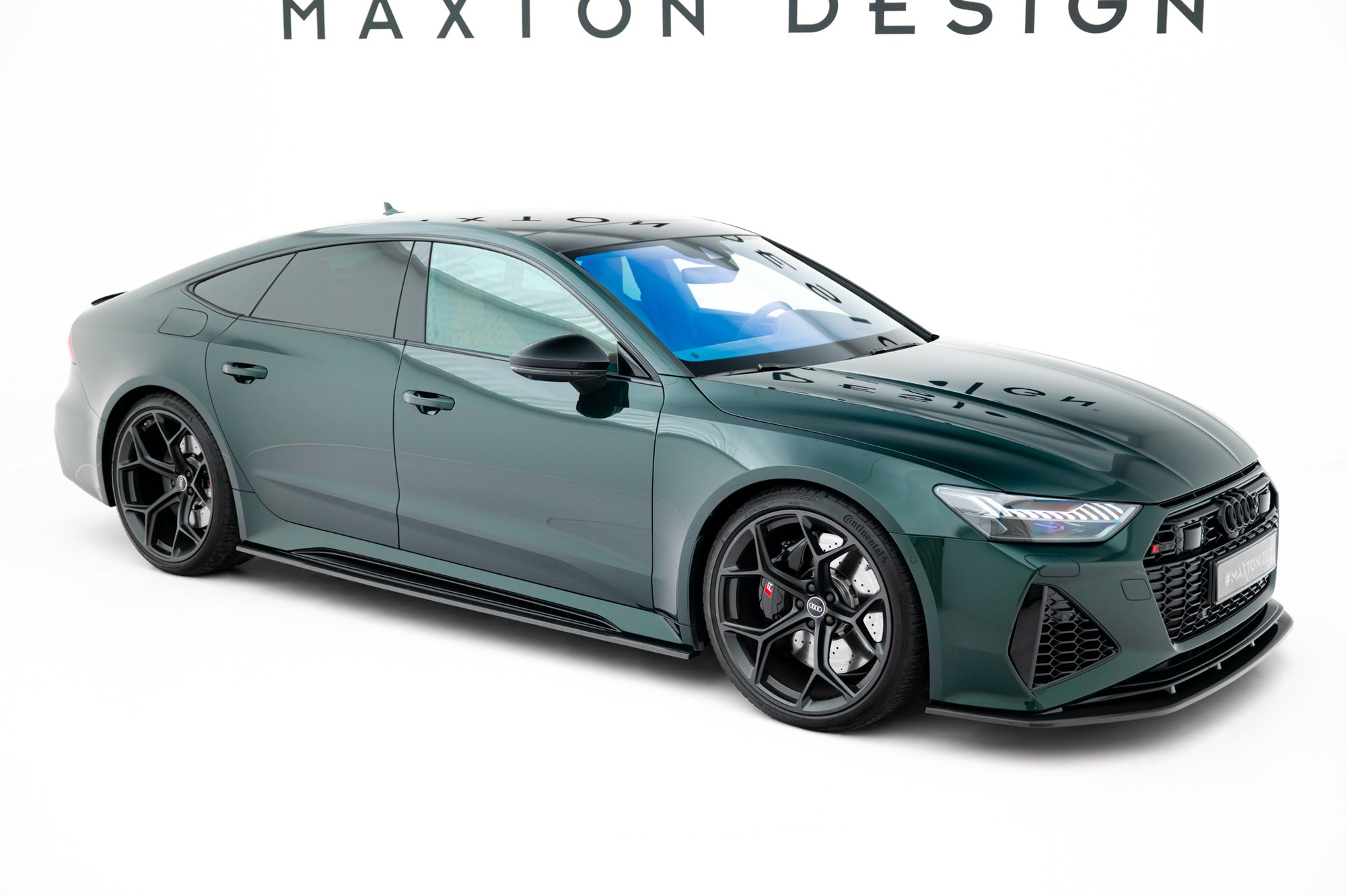Maxton Design Prepreg Carbon Fiber Side Skirts para Audi RS7 C8 - imagen 1