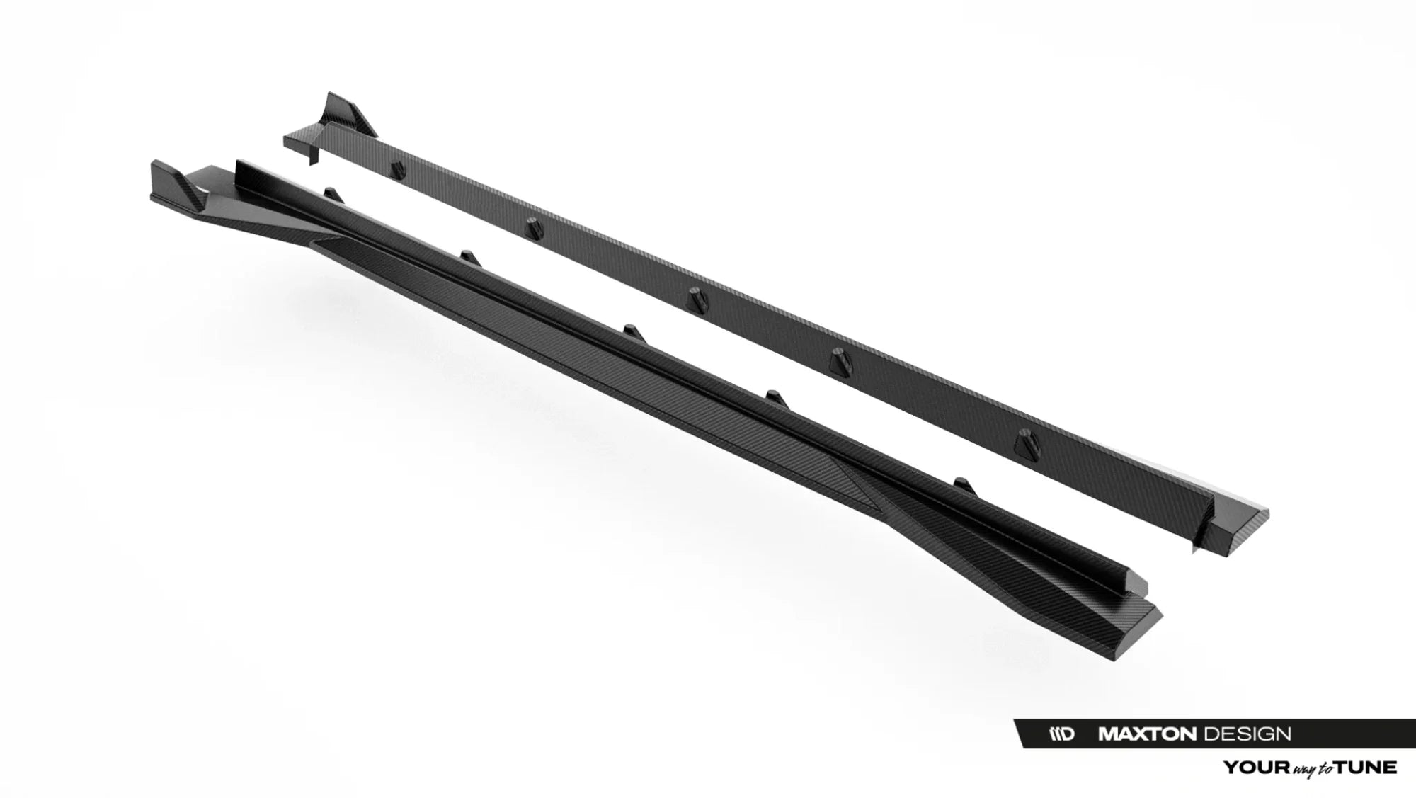 Maxton Design Prepreg Carbon Fiber Side Skirts para Audi RSQ8 Mk1 Facelift - imagen 7
