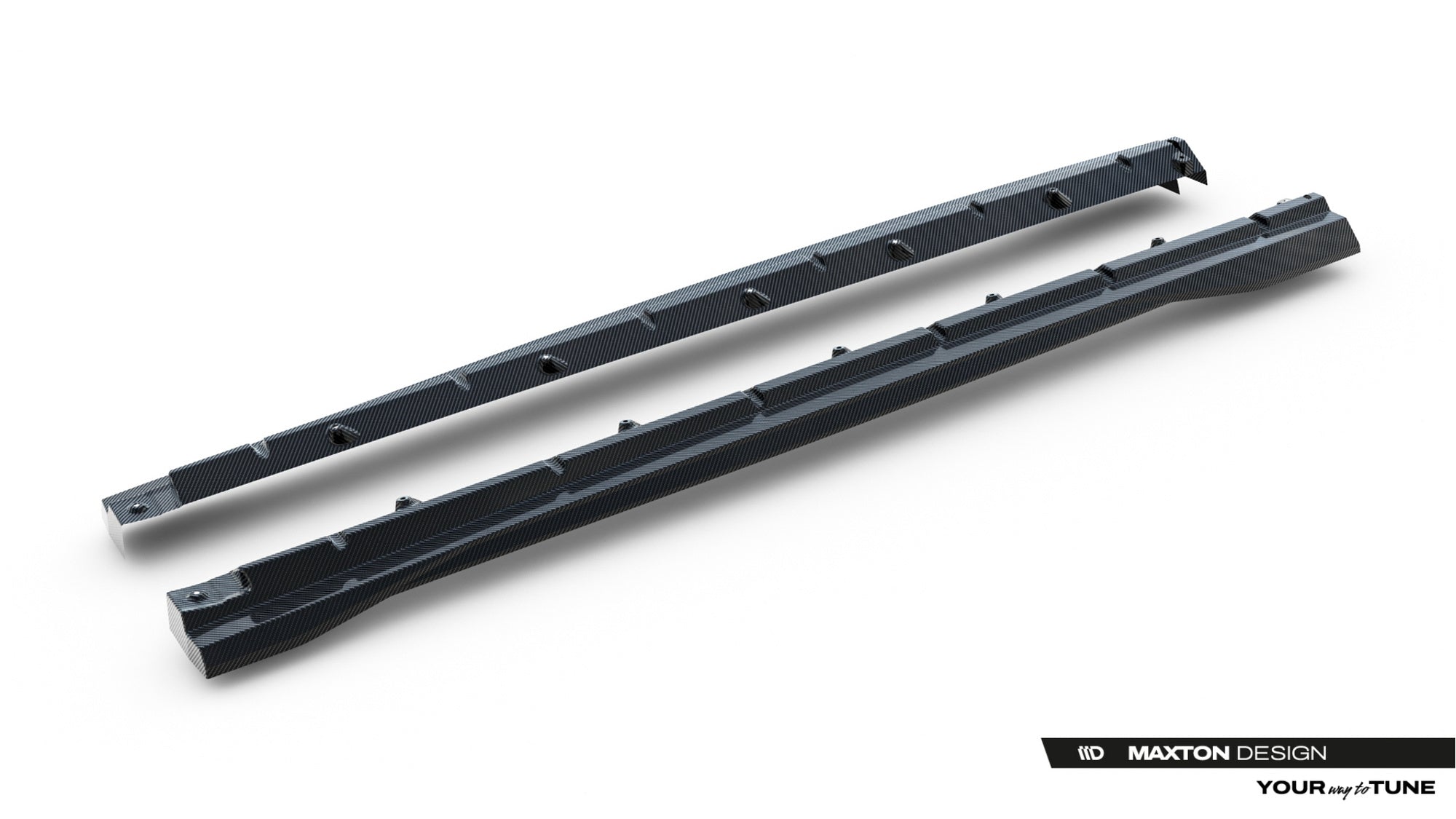 Maxton Design Prepreg Carbon Fiber Side Skirts para Audi SQ8 / Q8 S-Line Mk1 Facelift - imagen 7