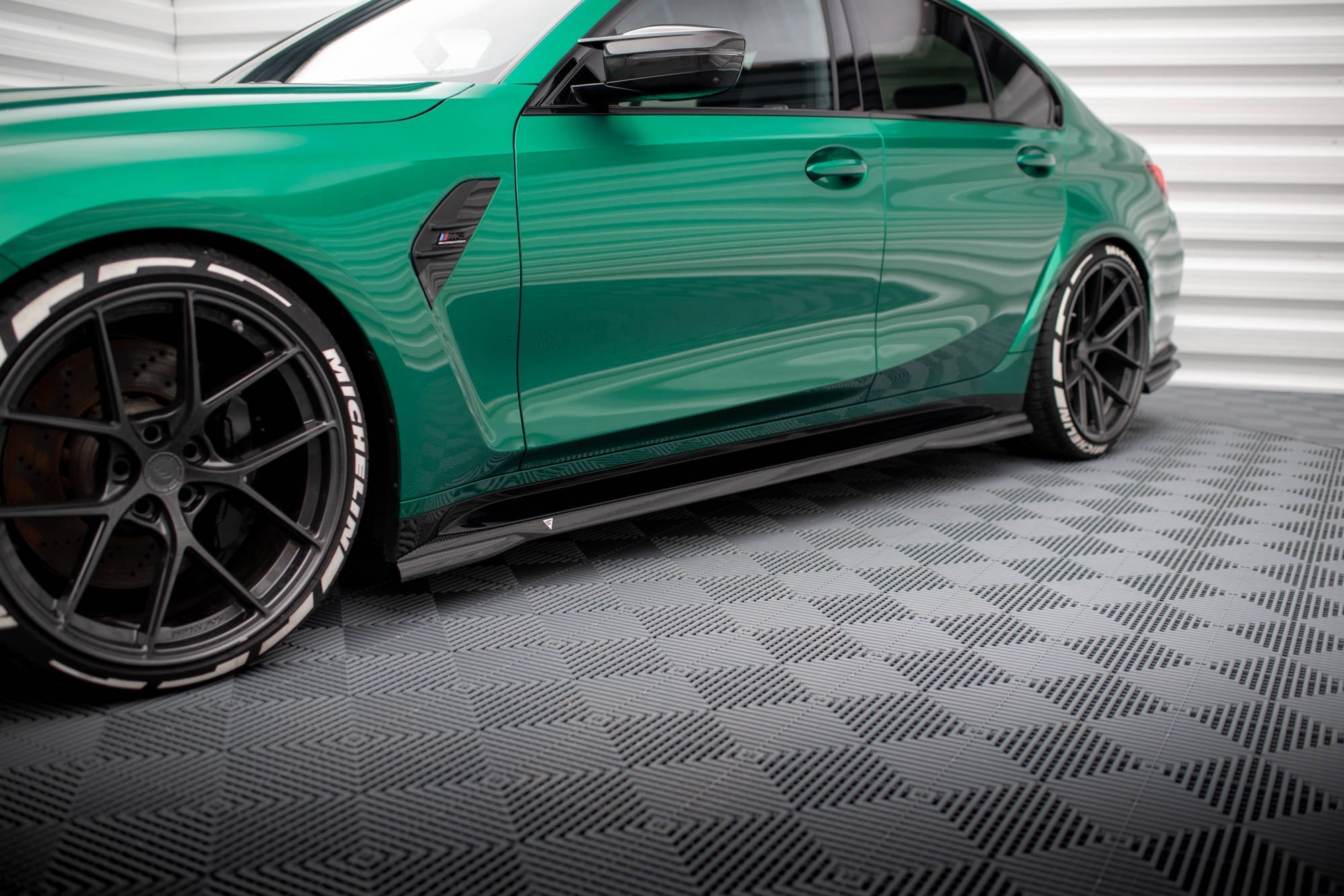 Maxton Design Prepreg Carbon Fiber Side Skirts para BMW M3 Sedan / Touring G80 / G81 - imagen 3