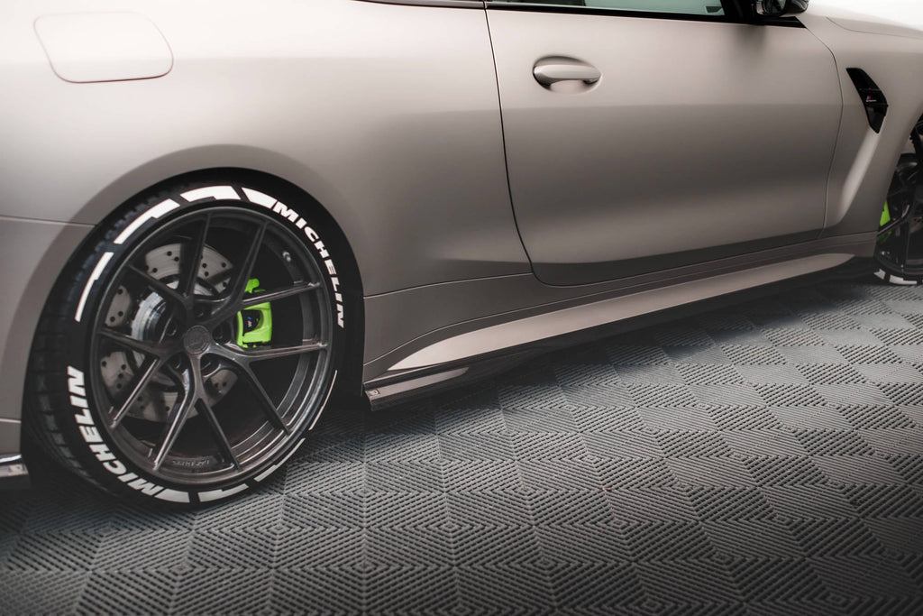 Maxton Design Prepreg Carbon Fiber Side Skirts para BMW M4 G82 / G82 Facelift - imagen 4
