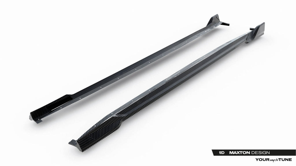 Maxton Design Prepreg Carbon Fiber Side Skirts para BMW X5 M-Pack G05 - imagen 8