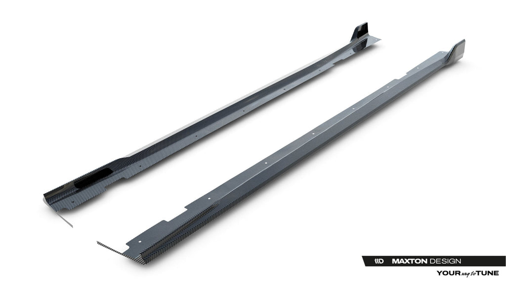 Maxton Design Prepreg Carbon Fiber Side Skirts para BMW X7 M-Pack G07 - imagen 11