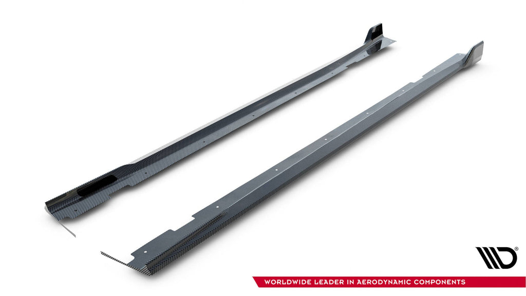 Maxton Design Prepreg Carbon Fiber Side Skirts para BMW X7 M-Pack G07 Facelift - imagen 6