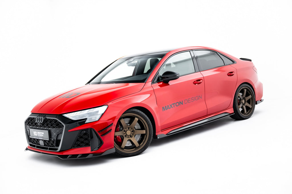 Maxton Design Prepreg Carbon Fiber Side Skirts V.1 para Audi RS3 Sedan 8Y Facelift - imagen 4
