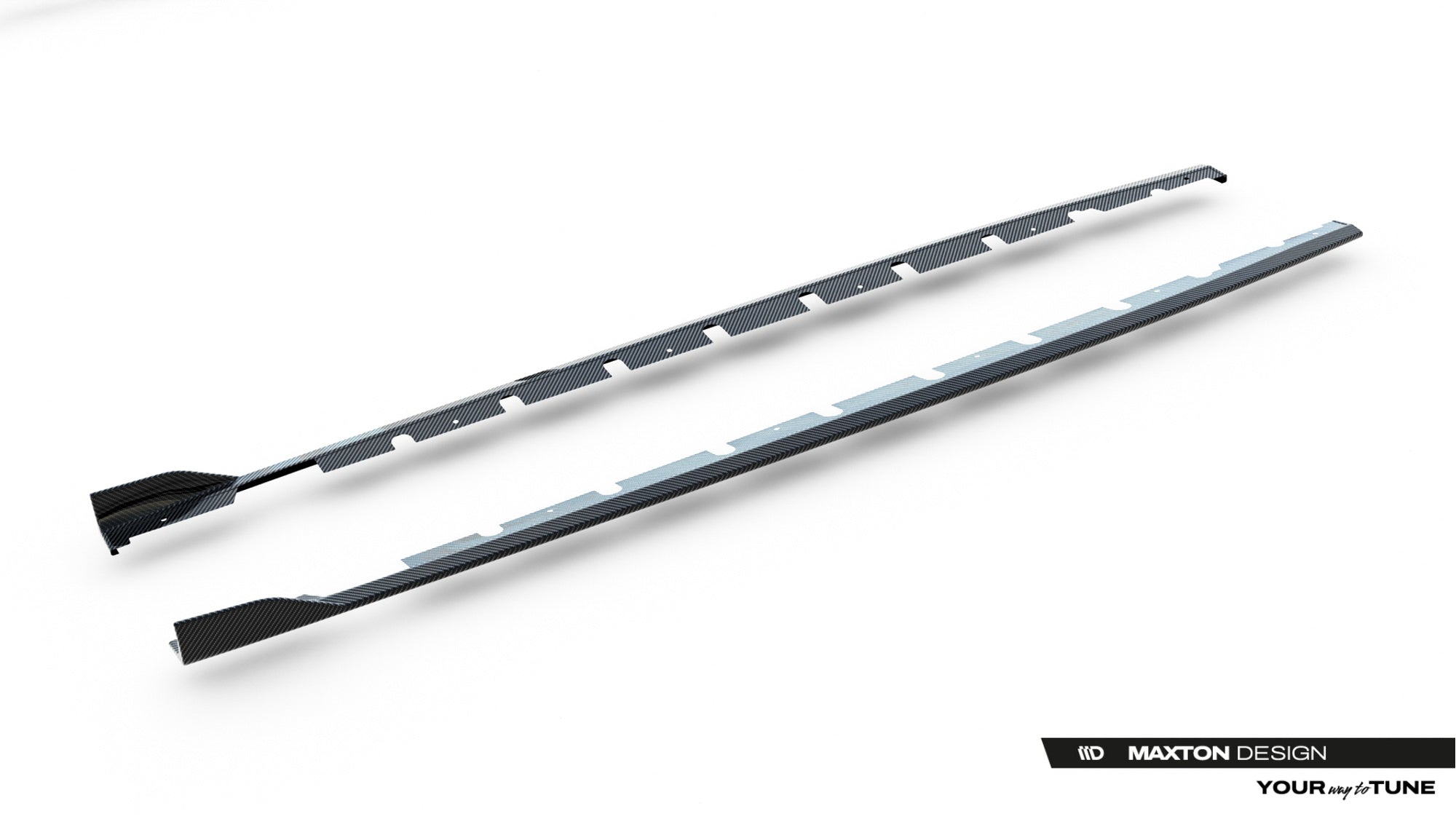 Maxton Design Prepreg Carbon Fiber Side Skirts V.1 para Audi RS3 Sedan 8Y Facelift - imagen 14