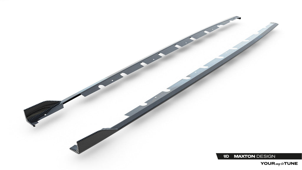 Maxton Design Prepreg Carbon Fiber Side Skirts V.1 para Audi RS3 Sedan 8Y Facelift - imagen 15