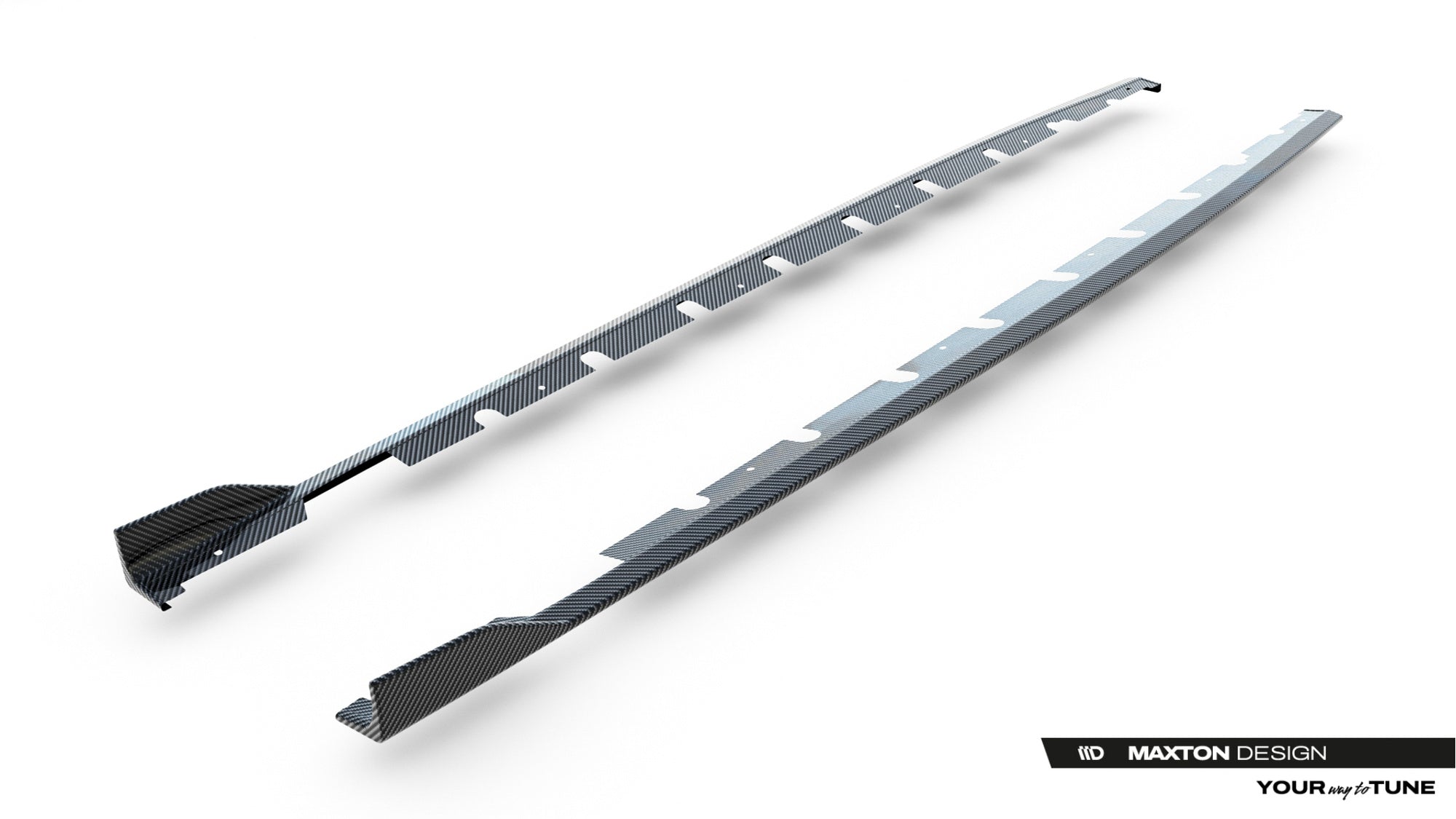 Maxton Design Prepreg Carbon Fiber Side Skirts V.1 para Audi RS3 Sedan 8Y Facelift - imagen 15