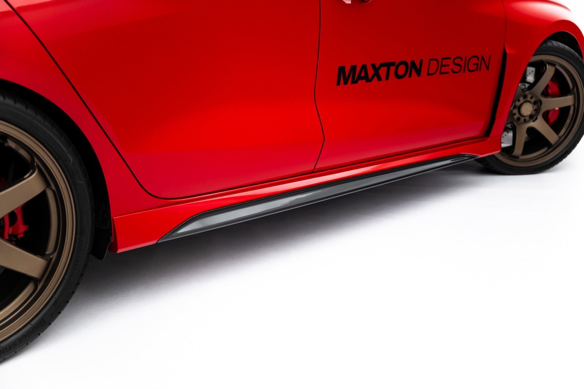 Maxton Design Prepreg Carbon Fiber Side Skirts V.2 para Audi RS3 Sedan 8Y Facelift - imagen 2