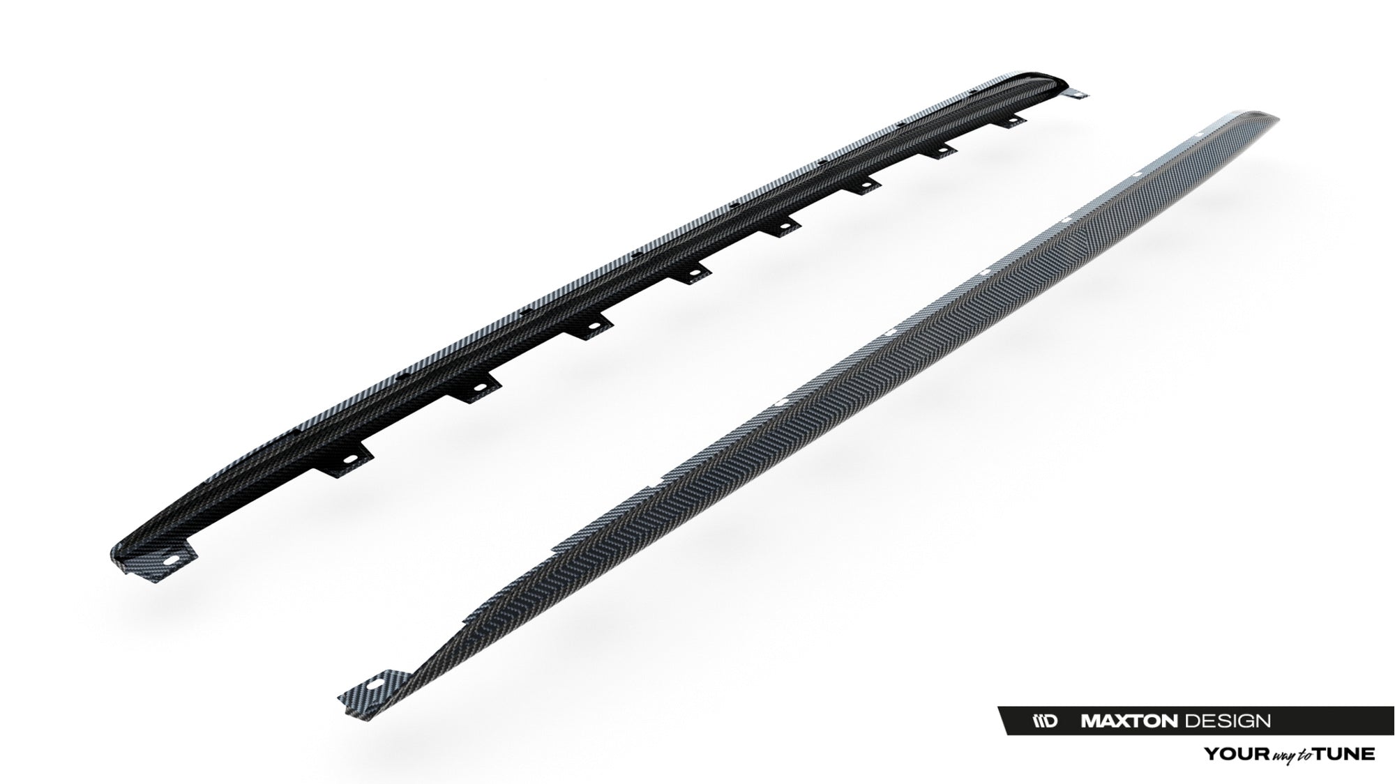 Maxton Design Prepreg Carbon Fiber Side Skirts V.2 para Audi RS3 Sedan 8Y Facelift - imagen 6