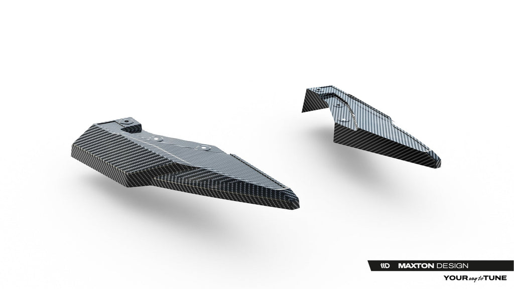 Maxton Design Splitters laterales traseros de fibra de carbono pre-preg para Audi Q8 S-Line Mk1 Facelift - imagen 5