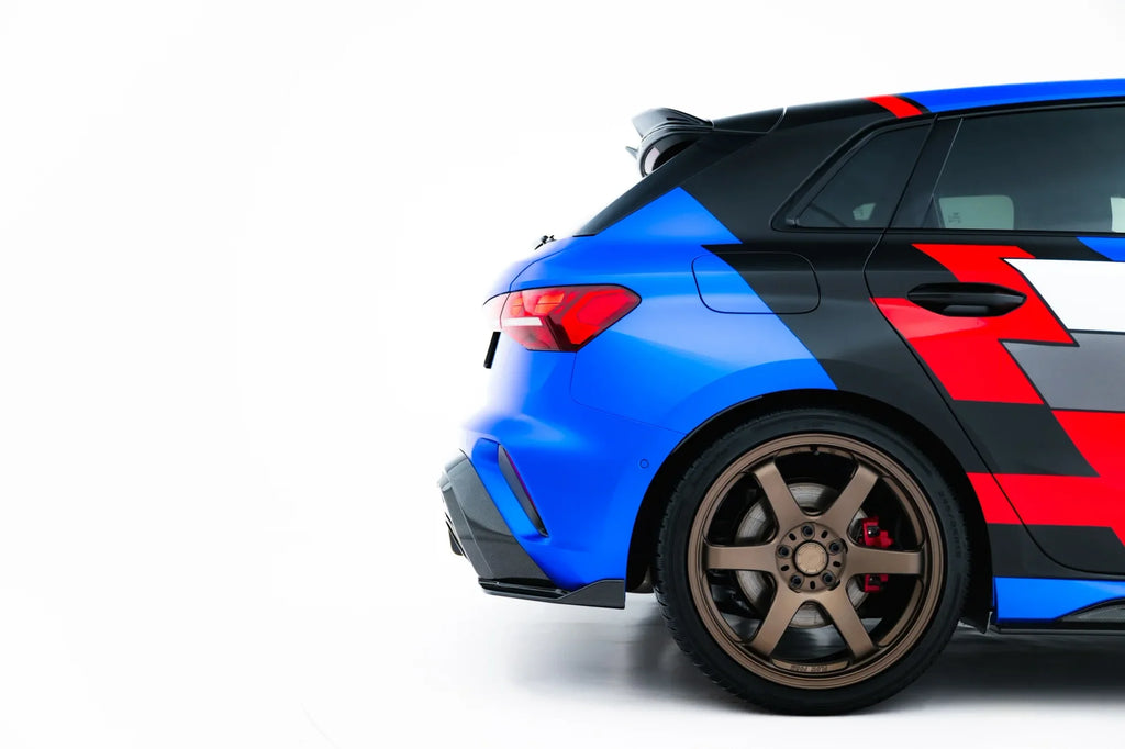 Maxton Design Splitters laterales traseros de fibra de carbono pre-preg para Audi RS3 Sportback 8Y Facelift - imagen 3