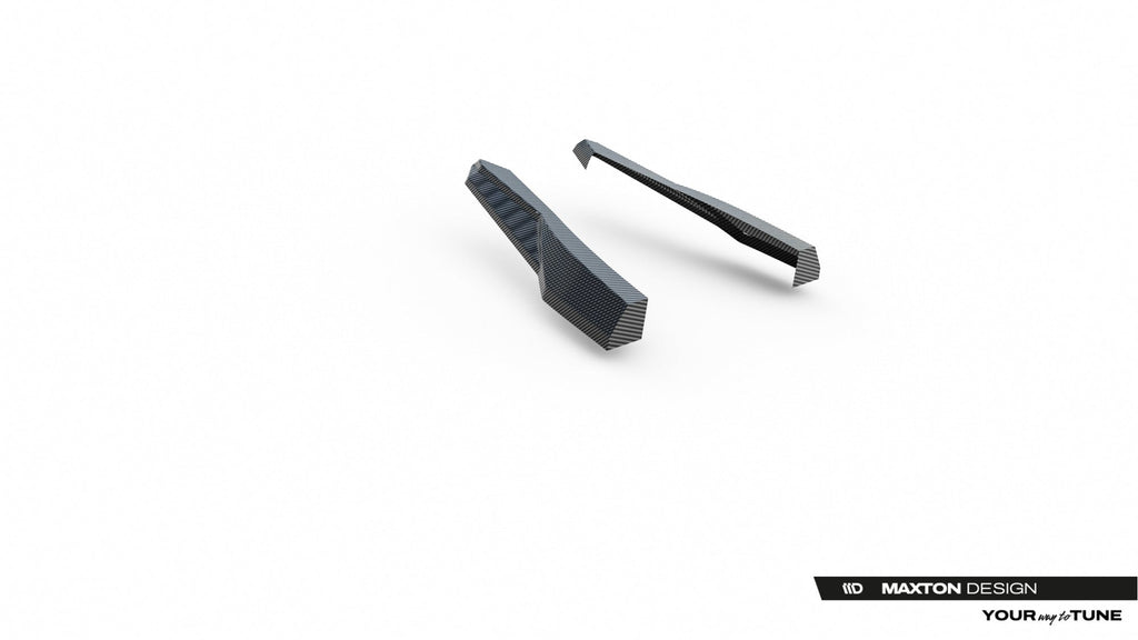 Maxton Design Splitters laterales traseros de fibra de carbono pre-preg para Audi RSQ8 Mk1 - imagen 7