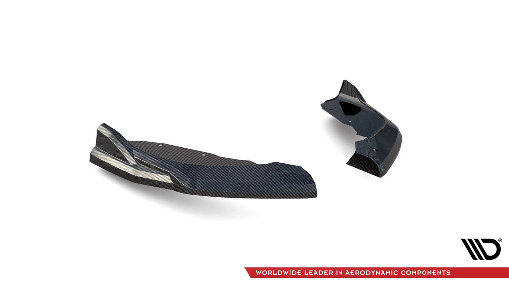 Maxton Design Splitters laterales traseros de fibra de carbono pre-preg para BMW 1 M-Pack / M135i / 128ti F40 - imagen 4