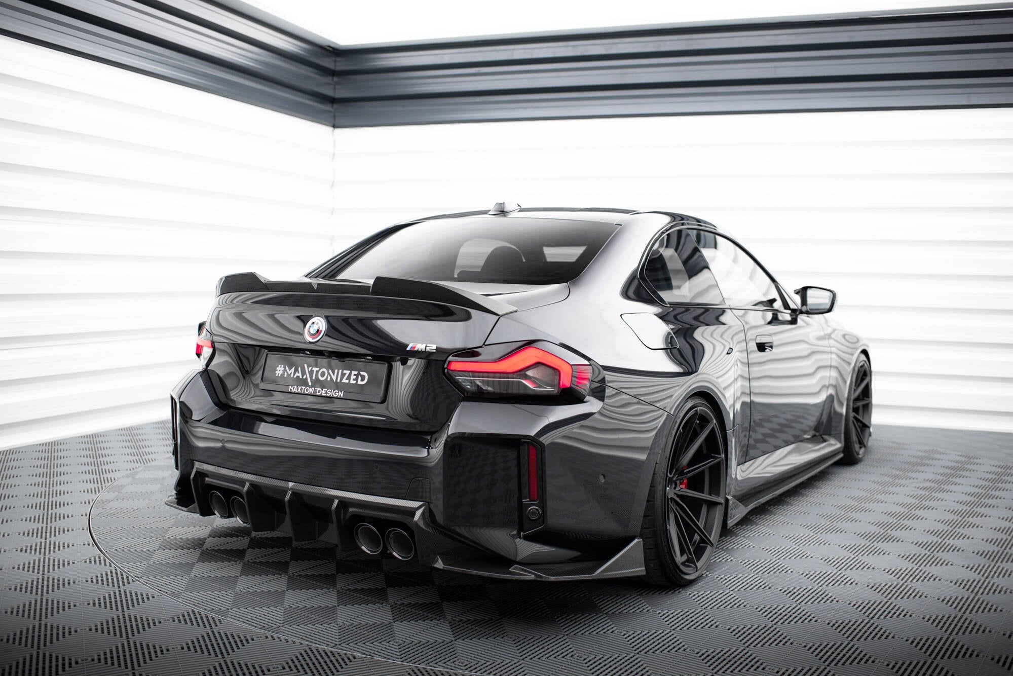 Maxton Design Splitters laterales traseros de fibra de carbono pre-preg para BMW M2 G87 - imagen 2