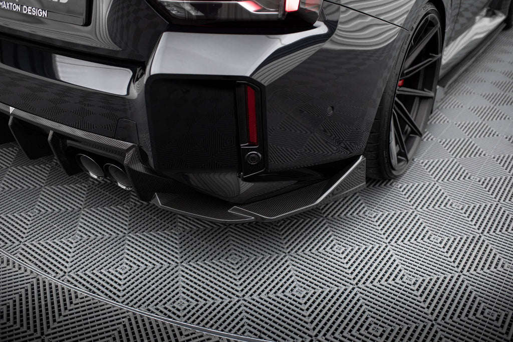 Maxton Design Splitters laterales traseros de fibra de carbono pre-preg para BMW M2 G87 - imagen 1