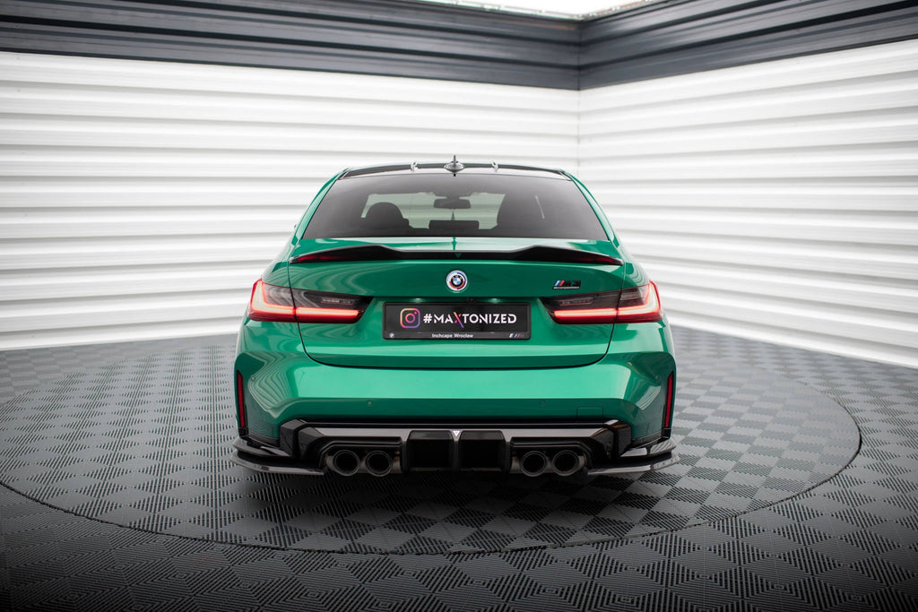 Maxton Design Splitters laterales traseros de fibra de carbono pre-preg para BMW M3 Sedan / Touring G80 / G81 - imagen 2
