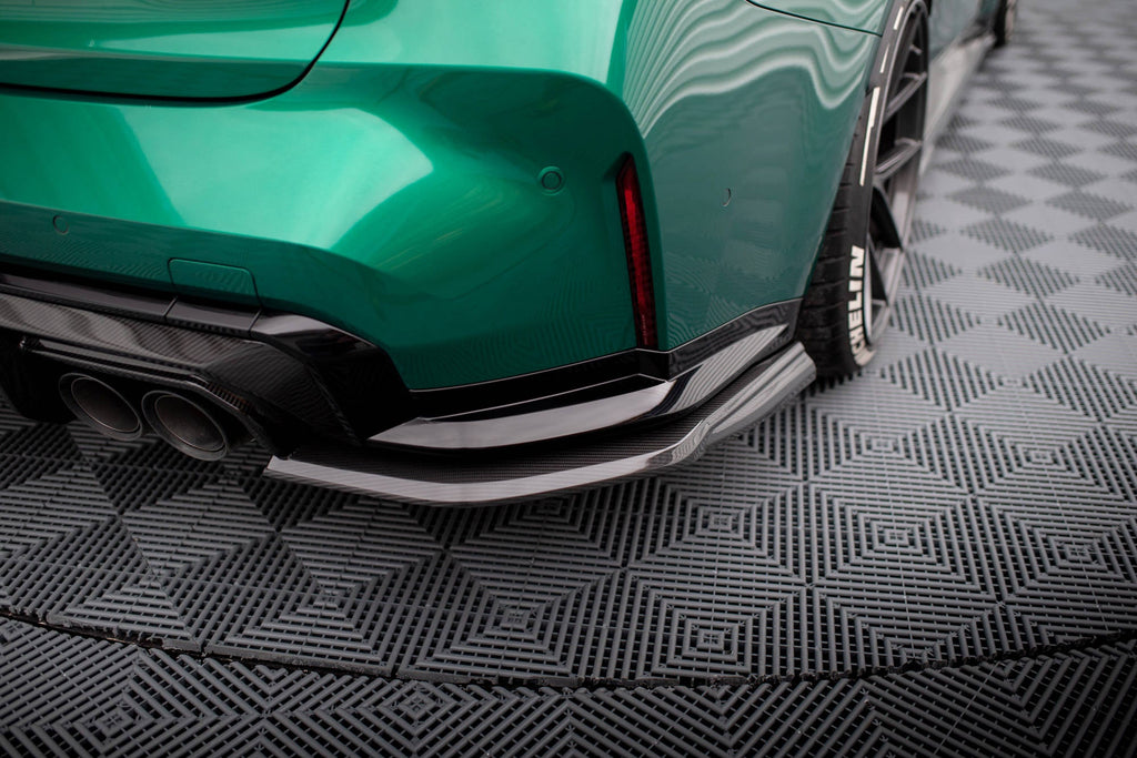 Maxton Design Splitters laterales traseros de fibra de carbono pre-preg para BMW M3 Sedan / Touring G80 / G81 - imagen 3