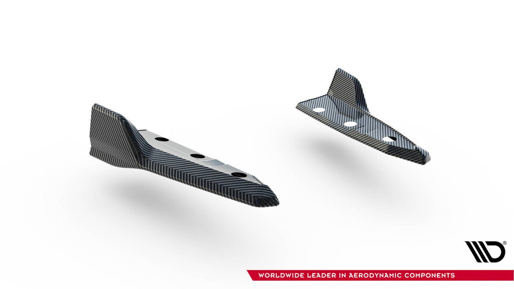 Maxton Design Splitters laterales traseros de fibra de carbono pre-preg para BMW X5 M F95 Facelift - imagen 6
