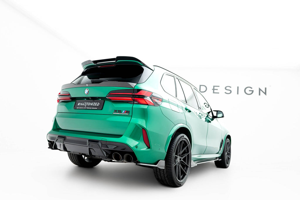 Maxton Design Splitters laterales traseros de fibra de carbono pre-preg para BMW X5 M F95 Facelift - imagen 1