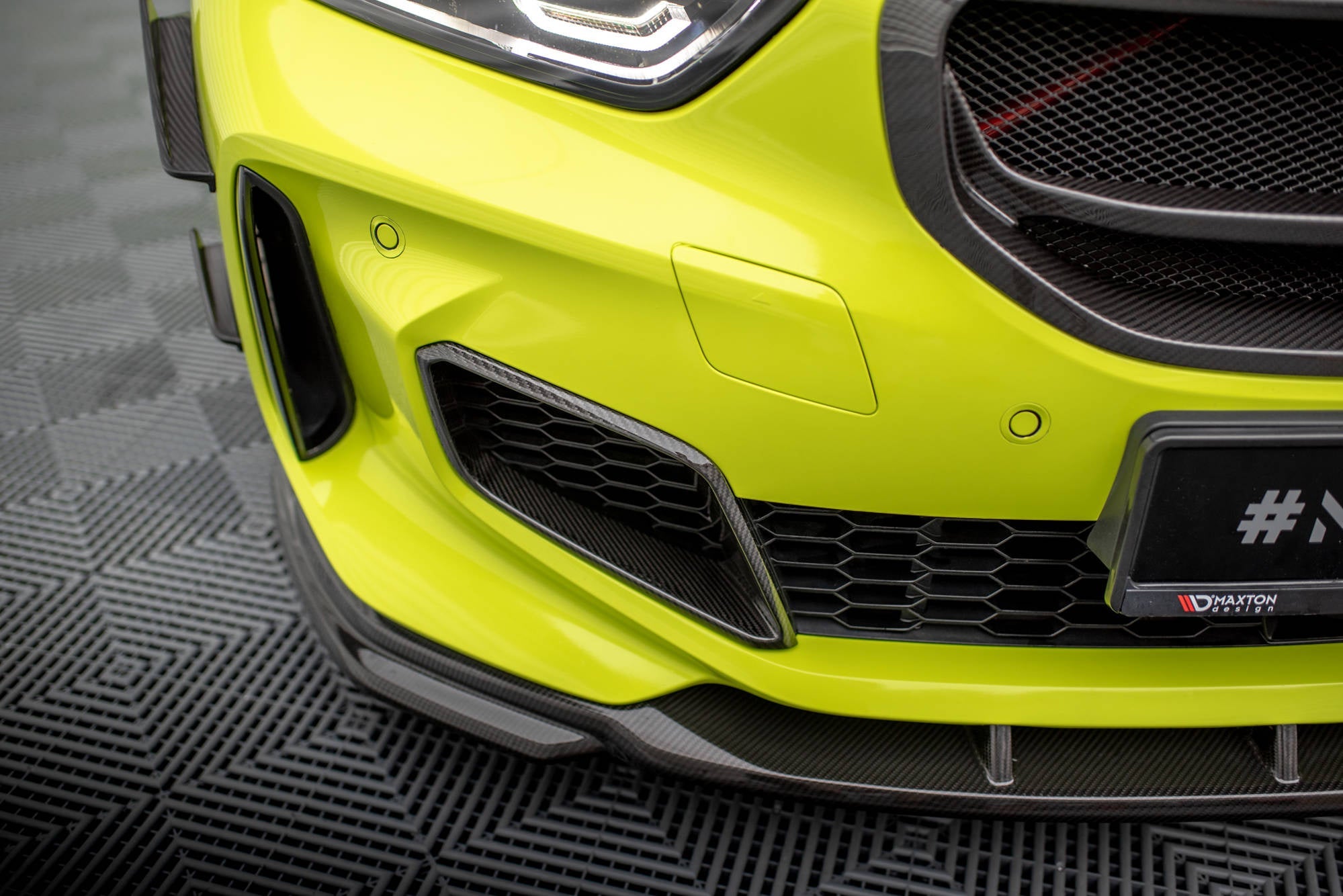 Maxton Design Prepreg Carbon Fiber Front Bumper Side Vents para BMW 1 F40 M-Pack/ M135i - imagen 2