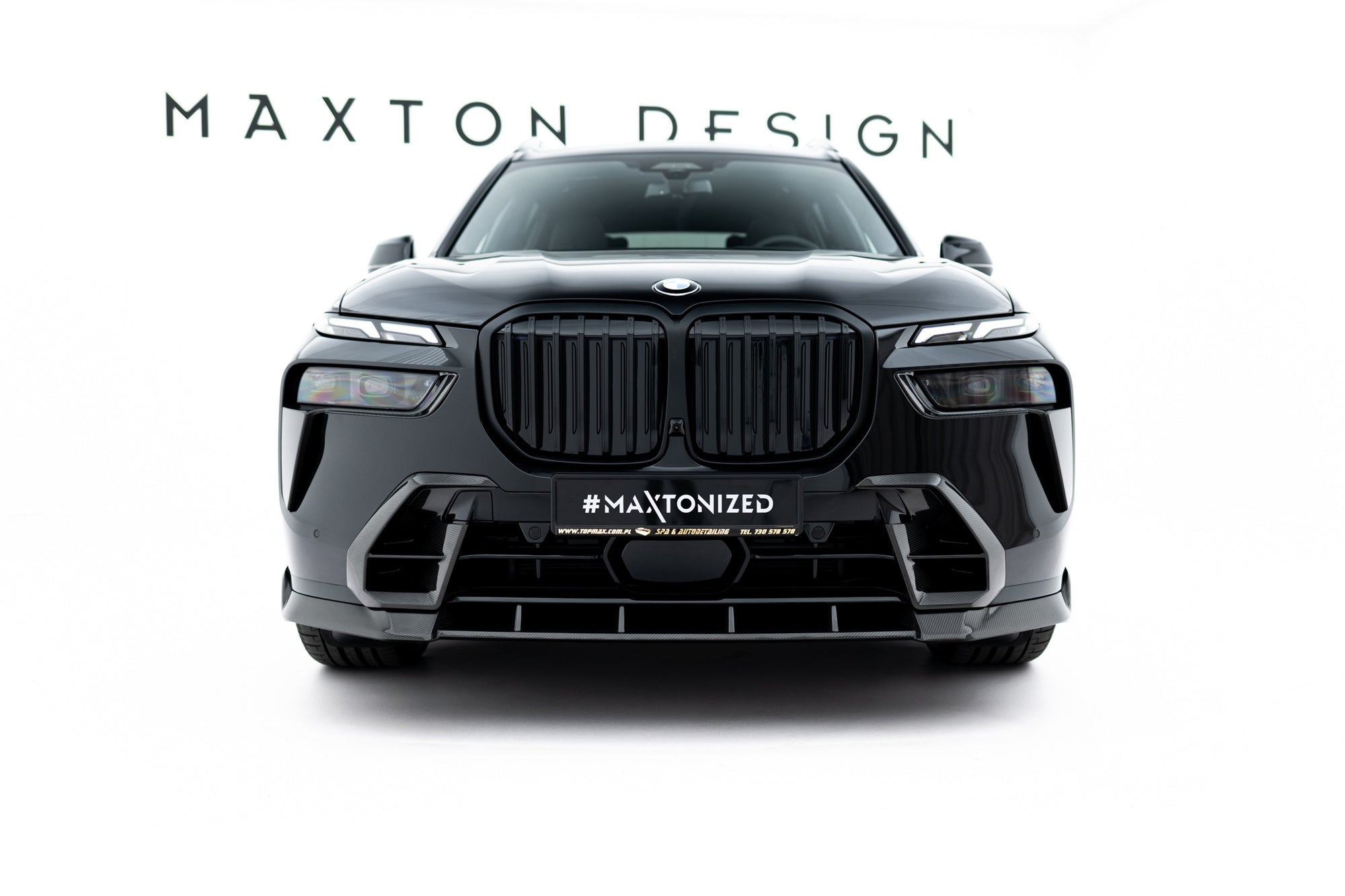Maxton Design Prepreg Carbon Front Bumper Side Vents para BMW X7 M-Pack G07 Facelift - imagen 3