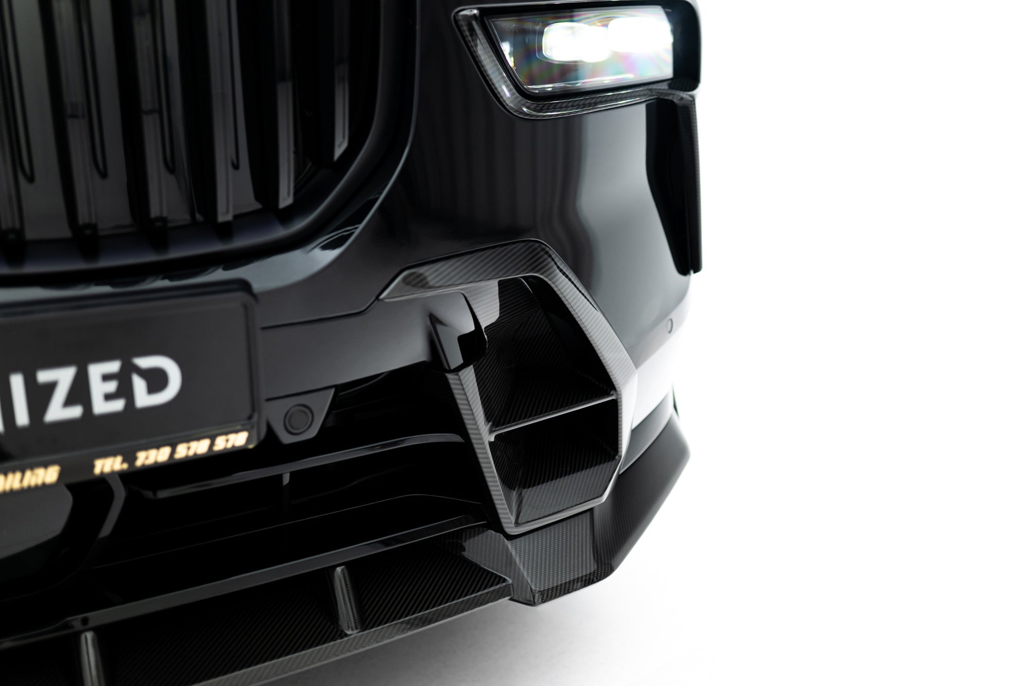 Maxton Design Prepreg Carbon Front Bumper Side Vents para BMW X7 M-Pack G07 Facelift - imagen 1