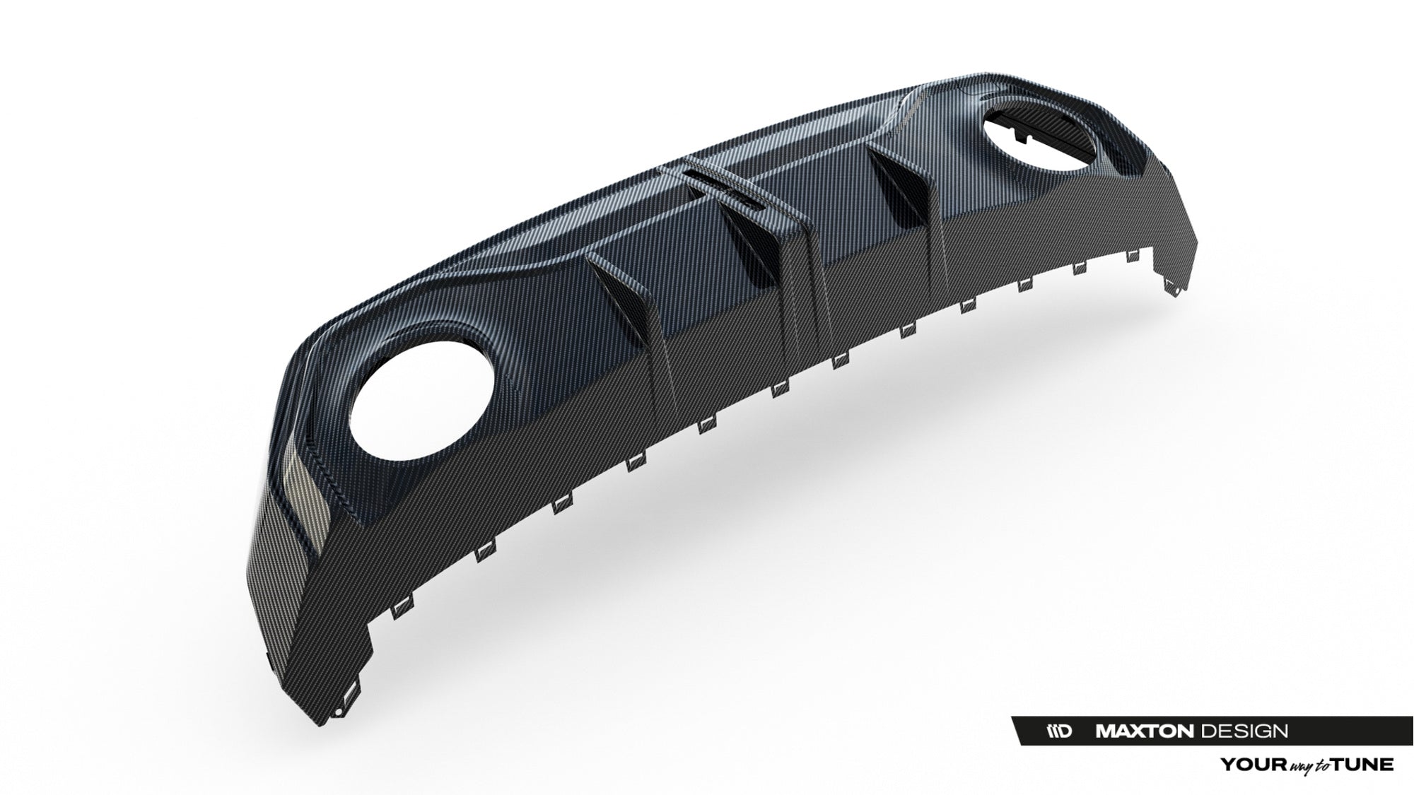 Maxton Design Prepreg Carbon Fiber Rear Diffuser para Audi RS3 Sedan 8Y Facelift - imagen 10